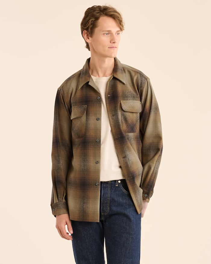 MEN'S PLAID BOARD SHIRT